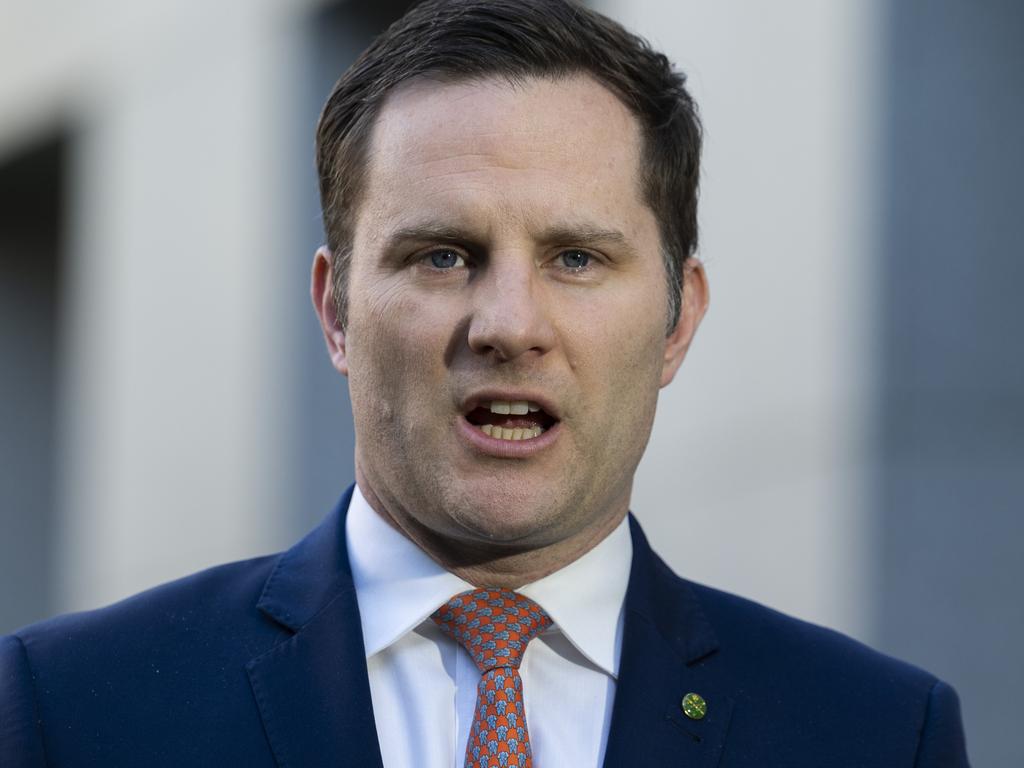Alex Hawke MP, Minister for Immigration, Citizenship, Migrant Services and Multicultural Affairs has offered 3000 humanitarian visas to the people of Afghanistan. Picture: NCA NewsWire / Martin Ollman