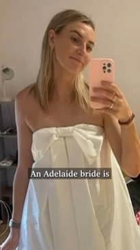 Forgetful fiance loses Adelaide bride's $2000 dress