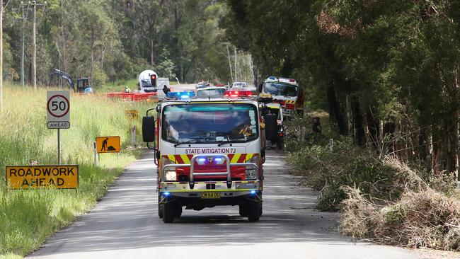 The police search for William at Batar Creek Road in November 2021. Picture: NewsWire/Peter Lorimer.