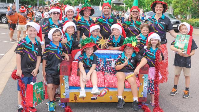 The Dept of Education in the annual Christmas Pageant and Parade down the Esplanade and Knuckey Streets. Picture: Glenn Campbell