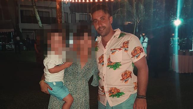 David Sidhom, 29, was stabbed three times in the neck outside his home in The Ponds on Saturday night. Picture: Facebook