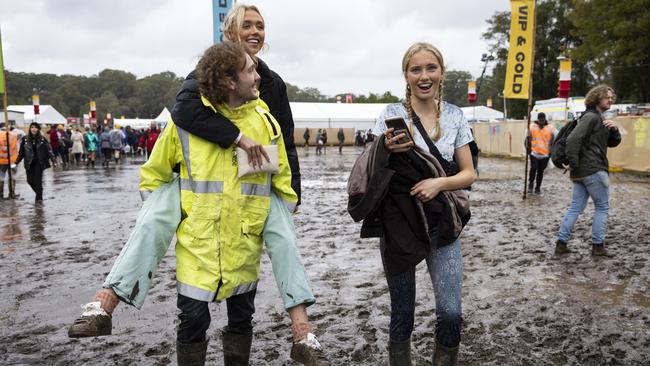 ”Bring gumboots” is the advice to punters at Splendour. Picture: Matt Jelonek/Getty Images