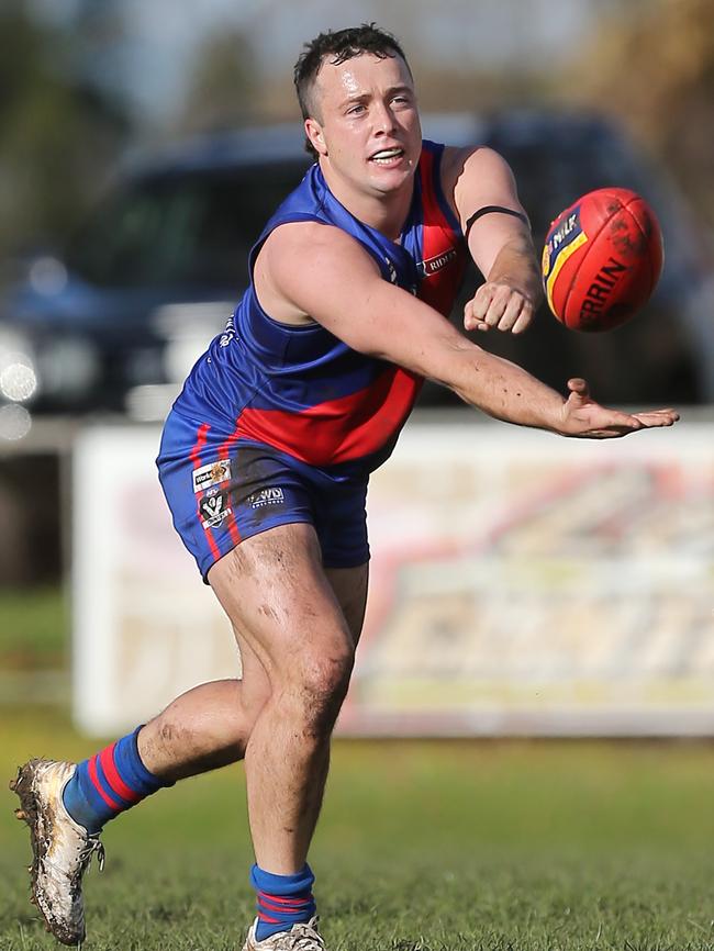 Lewis Taylor is in his first season with Terang-Mortlake in the Hampden league.