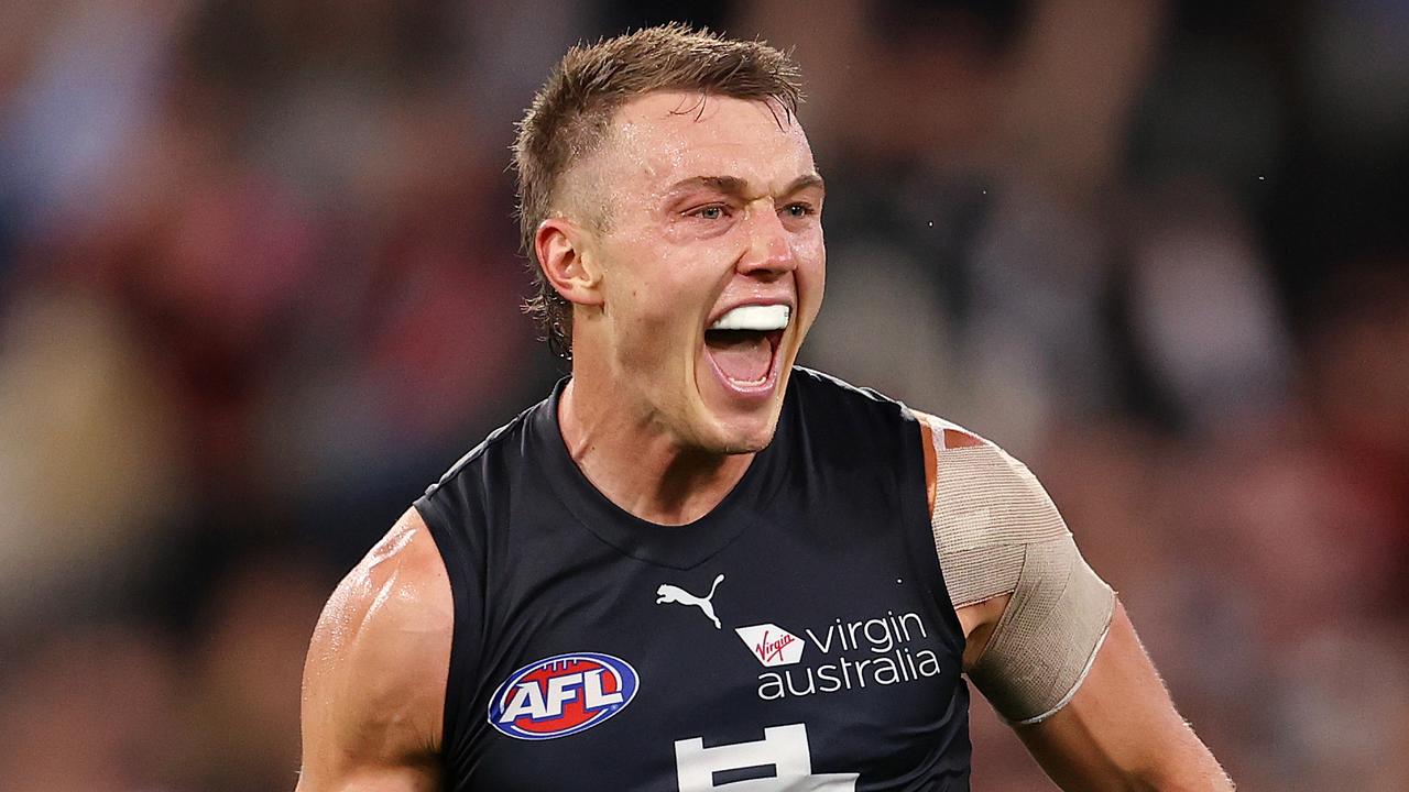 Patrick Cripps has signed a mega six-year extension with Carlton (Picture: Michael Klein)