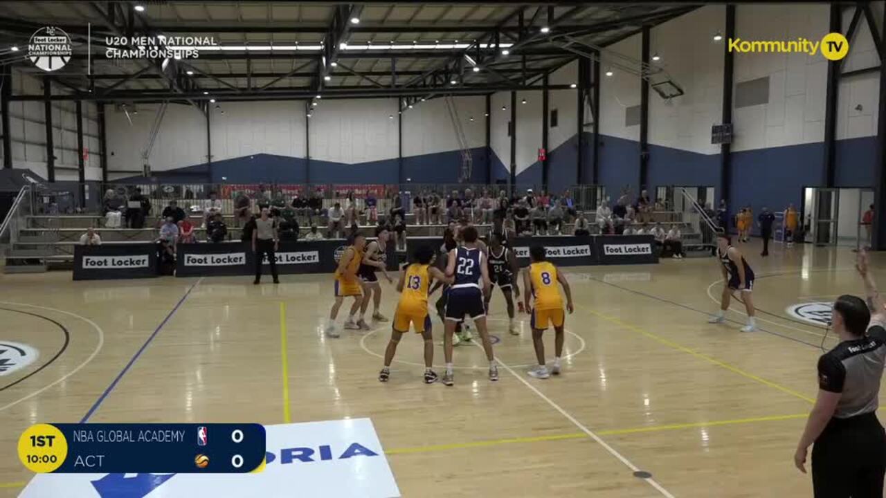 Replay: NBA Global Academy v ACT (U20 men crossover game) - 2025 Basketball Australia U20's & Ivor Burge National Championships Day 4