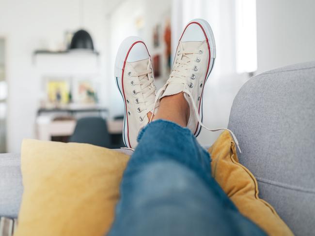 Woman sparks debate after asking niece to remove shoes inside the house. Picture: iStock