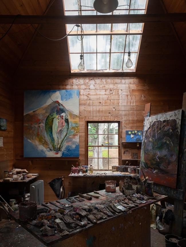 Arthur Boyd's studio at Bundanon. Picture: John Janson Moore