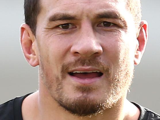 SALFORD, ENGLAND - FEBRUARY 08: Sonny-Bill Williams of Toronto Wolfpack looks on during the Betfred Super League match between Salford Red Devils and Toronto Wolfpack at AJ Bell Stadium on February 08, 2020 in Salford, England. (Photo by Lewis Storey/Getty Images)