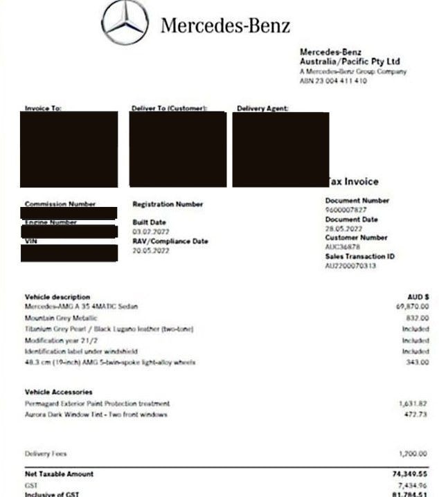 The scammer used a redirection technique, copying everything in Mercedes’ communication, except for the bank account numbers.