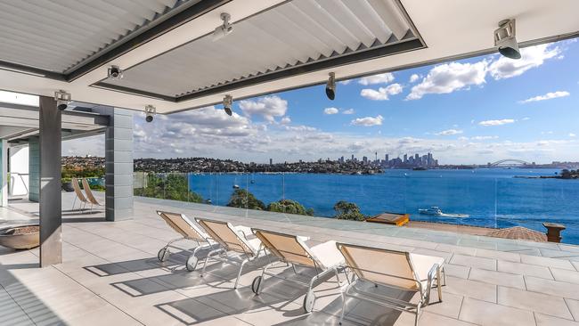 The stunning outlook from Canning Fok’s Vaucluse home.