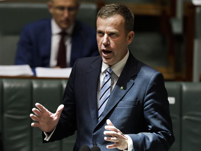 Minister for Education Dan Tehan during Question Time in the House of Representatives in Parliament House Canberra. Picture by Sean Davey.