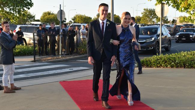 Emmett Colney and Paige Hoffmaster at the Mackay Northern Beaches State High School formal, on Saturday October 17. Picture: Zizi Averill