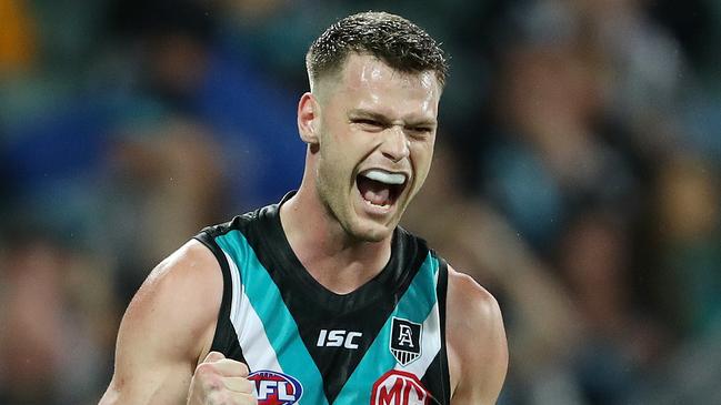 Peter Ladhams won’t be on the trade table for Port Adelaide. Picture: Sarah Reed