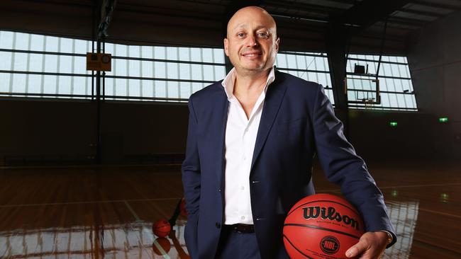 NBL owner Larry Kestelman has revealed his vision for the Derwent Entertainment Centre and surrounds. Picture: ZAK SIMMONDS