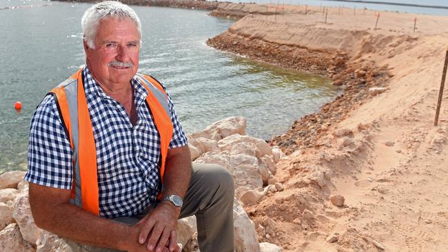 Grant Drummond at the Thevenard Marine Offloading Facility. Picture: Tom Huntley