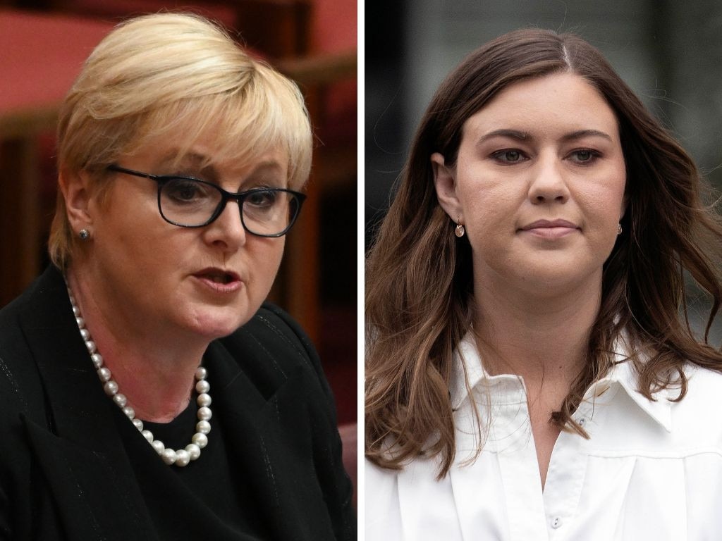 Senator Linda Reynolds has given evidence at the trial for the man accused of raping Brittany Higgins in Parliament House.