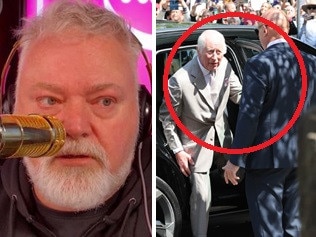 Kyle Sandilands says King Charles getting around Australia in an Audi is embarrassing.