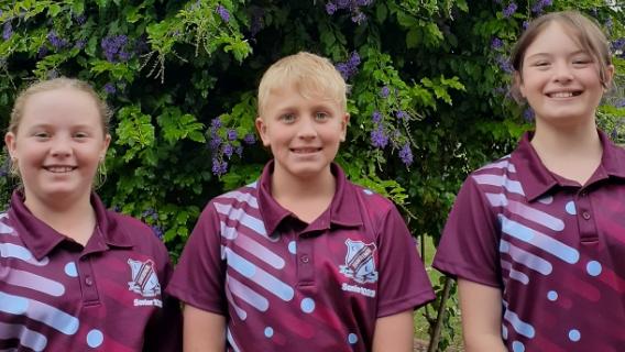 Tanduringie State School students Sophie Pincott, Blake Cullen and Anastasia Smith were happy with the school’s NAPLAN performance.