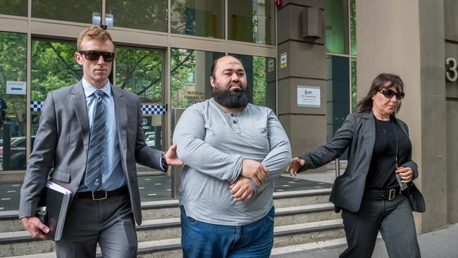 **WARNING HERALD SUN EXCLUSIVE IMAGE - PLEASE CONTACT HERALD SUN PICTURE DESK BEFORE USE**  AFP have arrested Isa Kocoglu. Picture: Jake Nowakowski