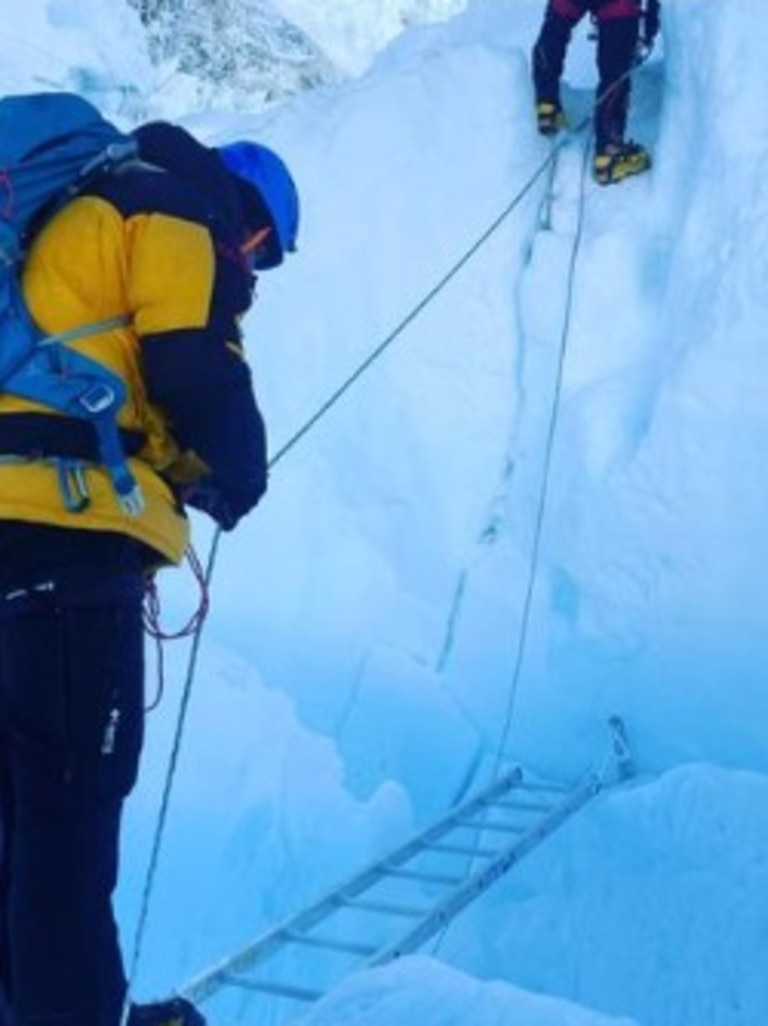 He was doing the climb to raise money for Spinal Cord Injuries Australia.