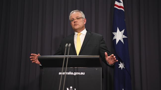 Prime Minister Scott Morrison will discuss a “national principles framework” for an eviction ban.