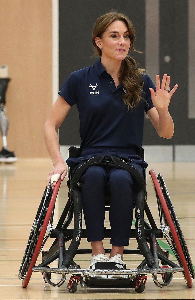 “Notoriously competitive” Princess Catherine said she’s a big sports fan. Picture: AFP