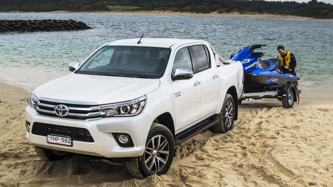 Australia’s new favourite: The Toyota HiLux. Picture: Mark Bean.