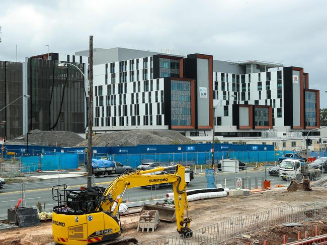 Part of the works are around the Northern Beaches Hospital. Picture: AAP Image/Julian Andrews