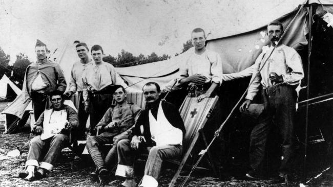 Australian soldiers injured during Boer War