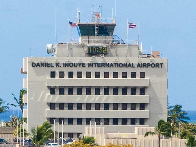 Daniel K Inouye International Airport where Mrs Saroukos was detained. Picture: Hawaii.gov