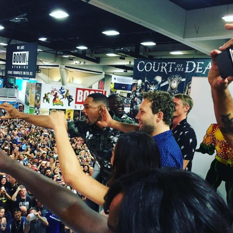 The cast of Suicide Squad during Comic-Con International 2016 at San Diego Convention Center on July 23, 2016. Picture: Instagram