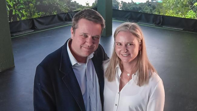 Young philanthropistÃs, Nick and Sophie Dunstone at their arts venue Light ADL.Tuesday 16 November 2021 Pic Roy VanDerVegt