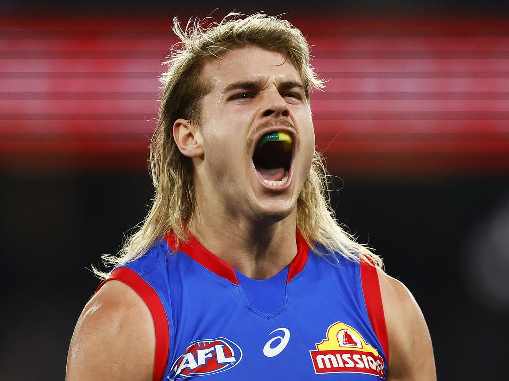 Bailey Smith celebrates a goal in 2022. Picture: Daniel Pockett/Getty Images