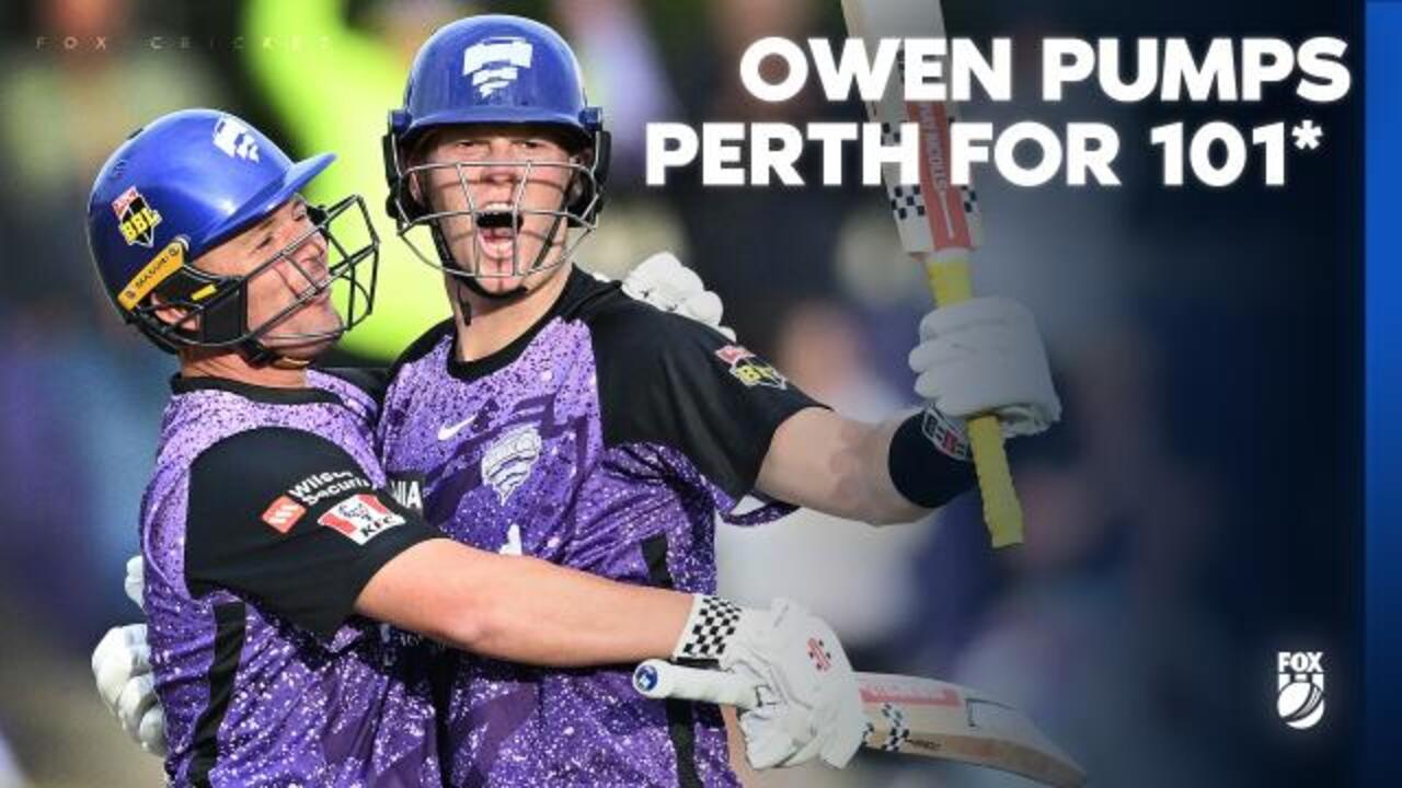 Every Boundary: Owen lights up Hobart