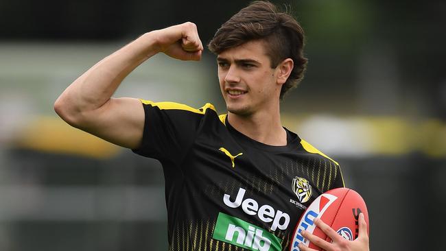 Richmond father-son pick Patrick Naish will wear No.45 in 2018. Picture: Getty Images