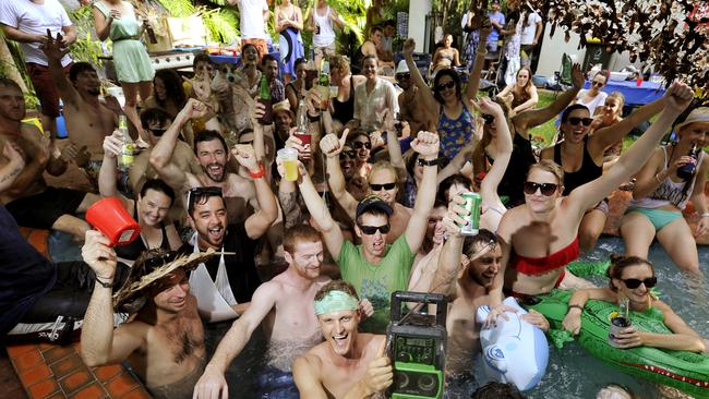 How would revellers like these get in the right mood on Australia Day without Triple J’s Hottest 100? (Pic: News Corp)