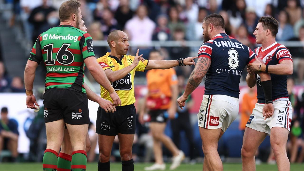 Tom Burgess was one of the players sin binned in last year’s wild finals match. Picture: Matt King / Getty Images