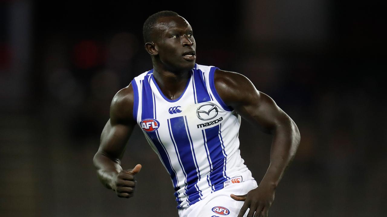 Majak Daw in action during the Marsh Community Series.