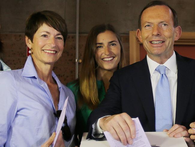 Despite their different opinions on the same-sex marriage debate, former Prime Minister Tony Abbott supports his daughters decision to vote yes. Photo By Gary Ramage