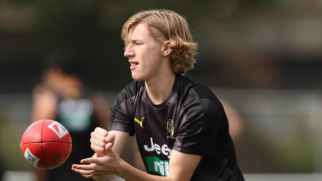 Hugo Ralphsmith had his first training session in the yellow and black.