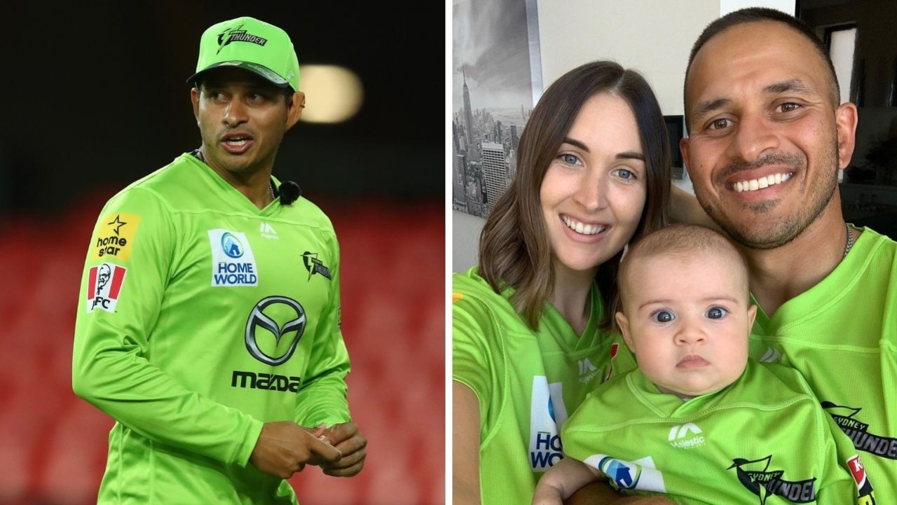 Usman Khawaja said he still has a lot to be thankful for, including his family.