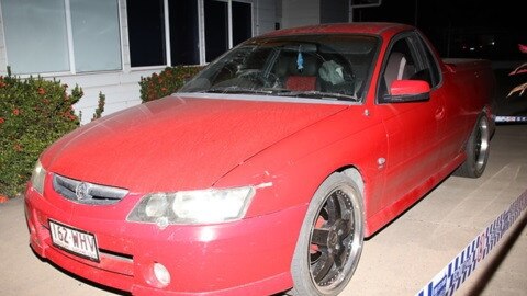 Police sent out alerts during the Moranbah assault investigation asking for information about this Holden Commodore utility.