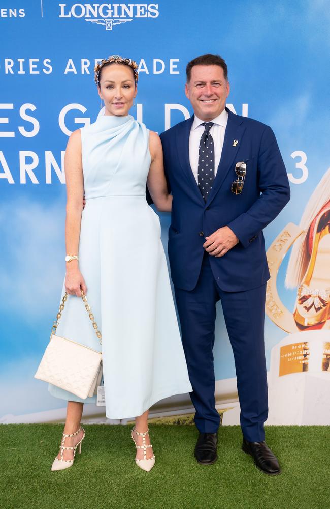 Stephanie Waller and Karl Stefanovic. Picture: Wendell Teodoro/Getty Images for ATC