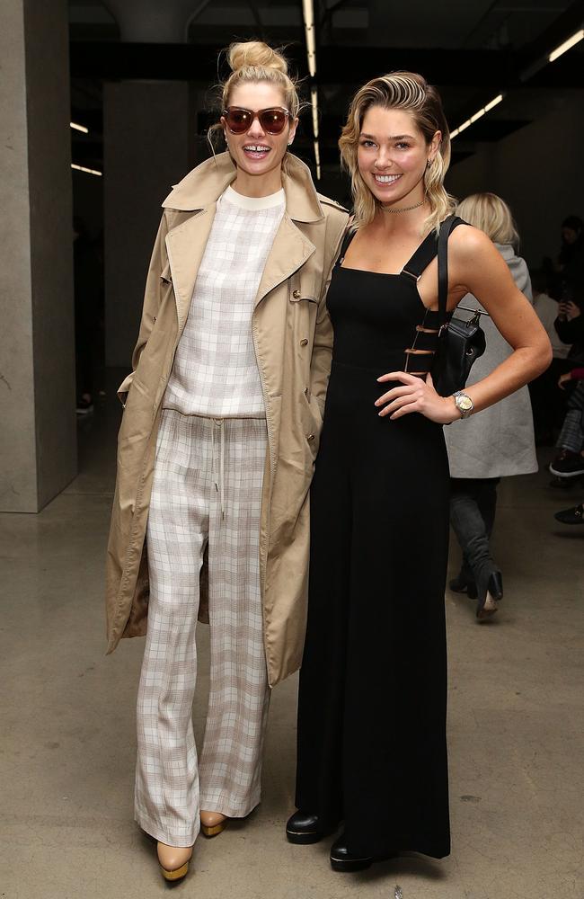 Jessica and Ashley Hart attend Zimmermann during New York Fashion Week on February 13, 2017 in New York City. Picture: Getty