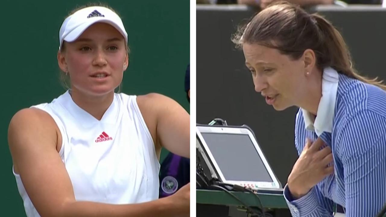 Wimbledon 2021 results Aryna Sabalenka beats Elena Rybakina, umpire howler, video, news, scores,