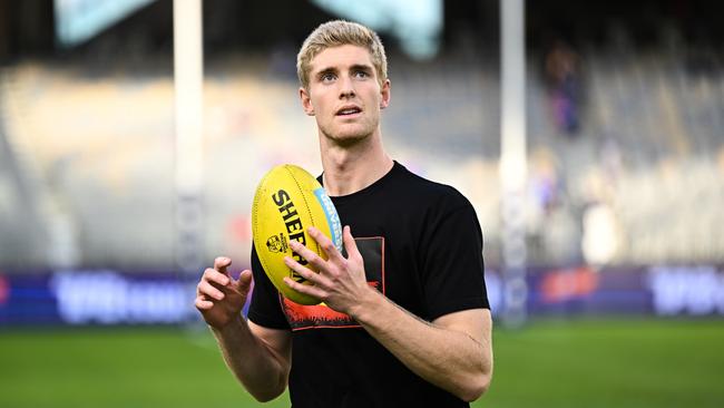 Tim English had his lowest score for the season last week. Picture: Daniel Carson/AFL Photos via Getty Images