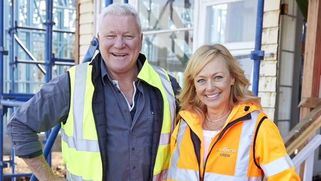 Scott Cam and Shelly Craft from The Block. The show has dropped 20 per cent of its audience this year. Picture: supplied