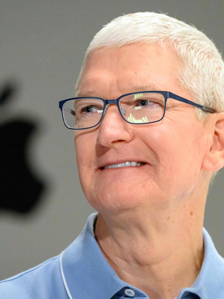 Apple CEO Tim Cook. Picture: Josh Edelson / AFP