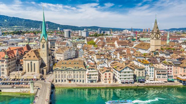 Zurich was within the top 10. Picture: istock