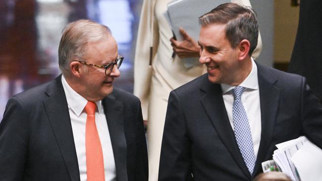 Prime Minister, Anthony Albanese and Federal Treasurer Jim Chalmers arrive for Question Time at Parliament House in Canberra. Dr Close said she didn’t knock back chances to be in the same room with senior federal politicians. Picture: NCA NewsWire/Martin Ollman